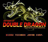 une photo d'Ã©cran de Return of Double Dragon sur Nintendo Super Nes